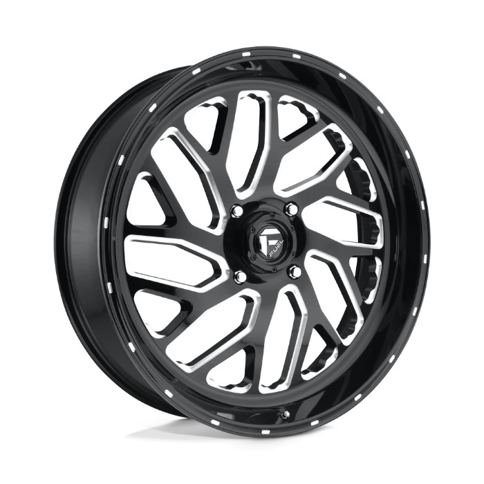 wlp-D5812470A544 Fuel UTV Triton 24X7 ET13 4X156 132.00 Gloss Black Milled