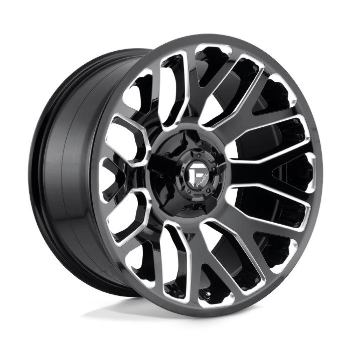 wlp-D60720001747 Fuel 1PC Warrior 20X10 ET-18 8X170 125.10 Gloss Black Milled