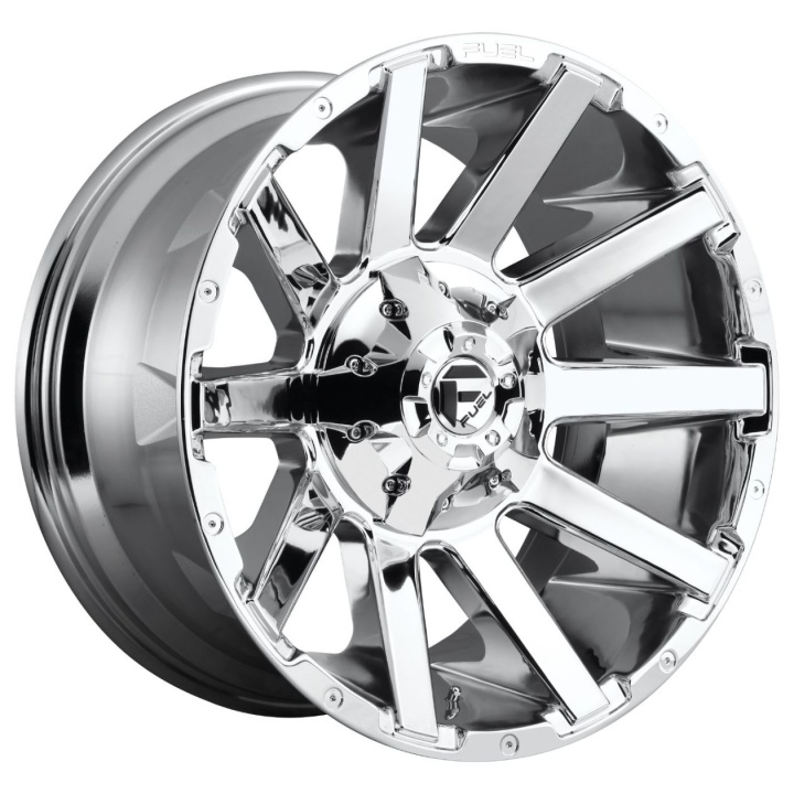 wlp-D61418909850 Fuel 1PC Contra 18X9 ET1 6X135/139.7 106.10 Chrome Plated