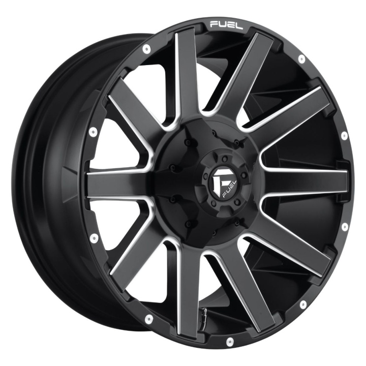 wlp-D61618909845 Fuel 1PC Contra 18X9 ET-12 6X135/139.7 106.10 Matte Black Milled