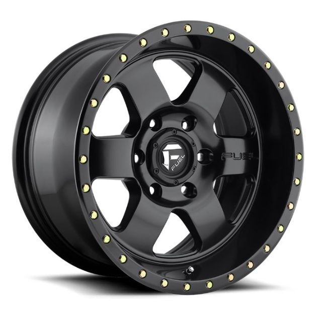 wlp-D61818908456 Fuel 1PC Podium 18X9 ET19 6X139.7 106.10 Matte Black