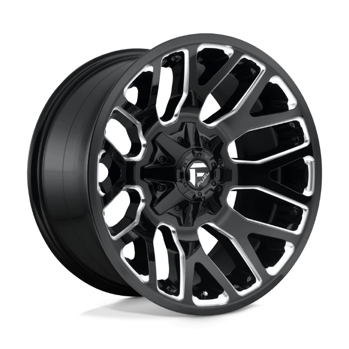 wlp-D62320009847 Fuel 1PC Warrior 20X10 ET-18 6X135/139.7 106.10 Gloss Black Milled