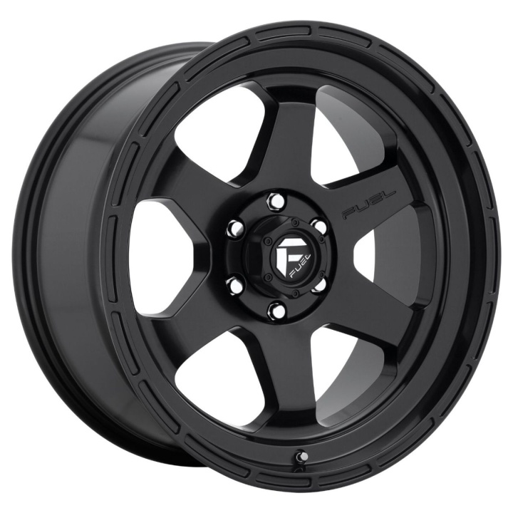 wlp-D66417007547 Fuel 1PC Shok 17X10 ET-18 5x127 71.50 Matte Black