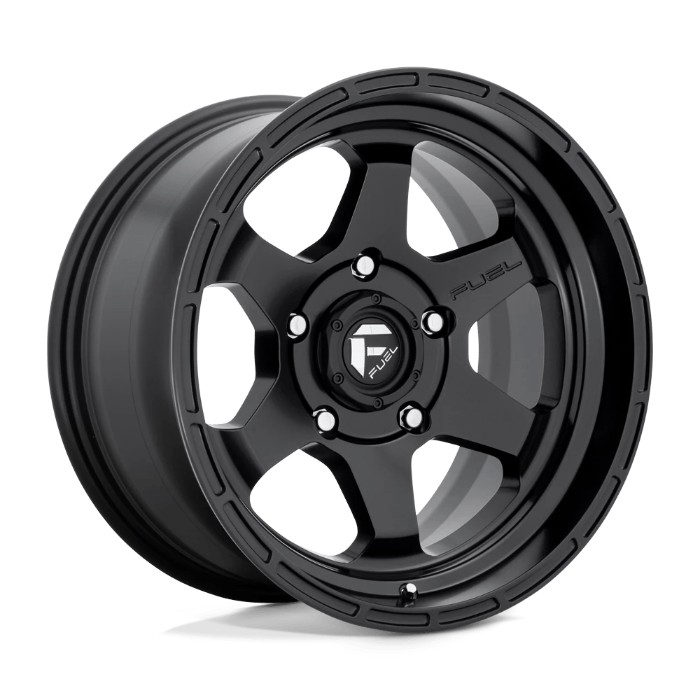 wlp-D66417908445 Fuel 1PC Shok 17X9 ET-12 6X139.7 106.10 Matte Black