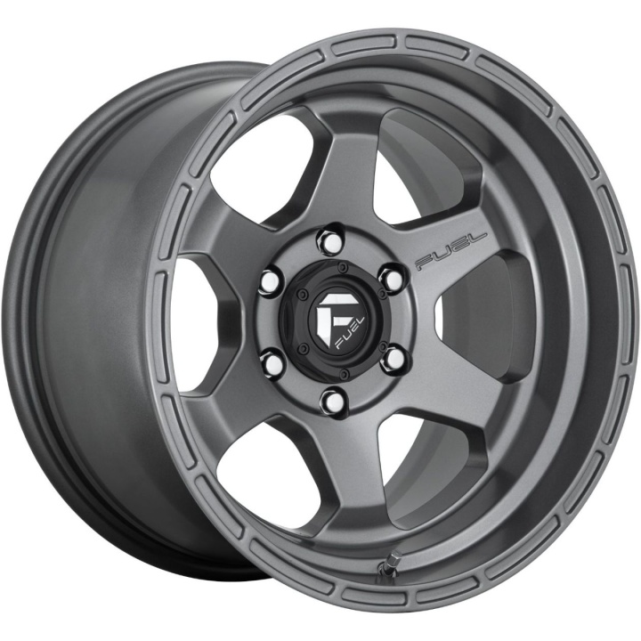 wlp-D66517007547 Fuel 1PC Shok 17X10 ET-18 5x127 71.50 Matte Gun Metal