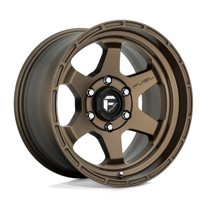 wlp-D66617907545 Fuel 1PC Shok 17X9 ET-12 5x127 71.50 Matte Bronze