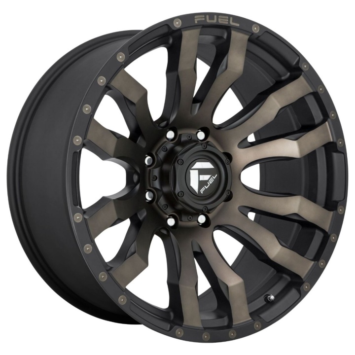 wlp-D67416808445 Fuel 1PC Blitz 16X8 ET1 6X139.7 106.10 Matte Black Double Dark Tint