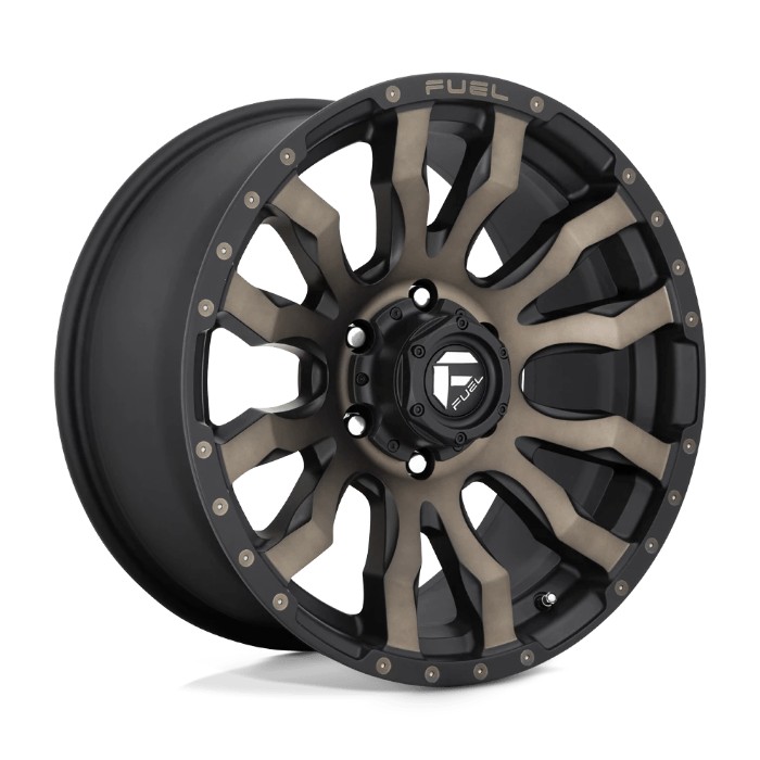 wlp-D67417908445 Fuel 1PC Blitz 17X9 ET-12 6X139.7 106.10 Matte Black Double Dark Tint