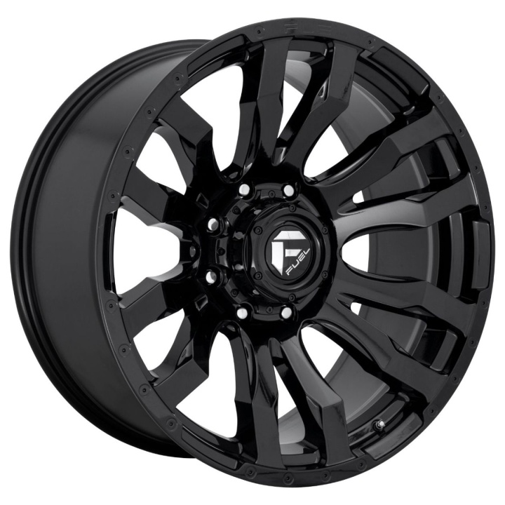 wlp-D67516808545 Fuel 1PC Blitz 16X8 ET1 5X139.7 108.00 Gloss Black