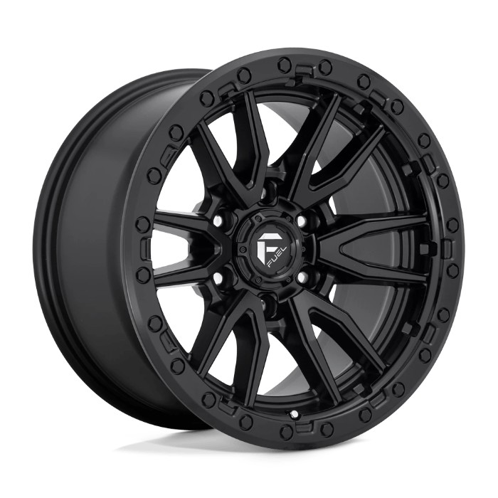 wlp-D67918908457 Fuel 1PC Rebel 18X9 ET20 6X139.7 106.10 Matte Black