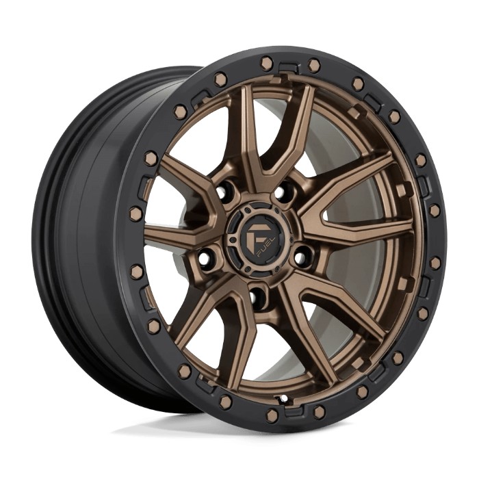 wlp-D68117907545 Fuel 1PC Rebel 17X9 ET-12 5x127 71.50 Matte Bronze Black Bead Ring