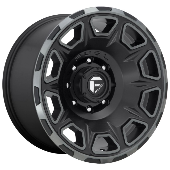 wlp-D68620908450 Fuel 1PC Vengeance 20X9 ET1 6X139.7 106.10 Matte Black Double Dark Tint