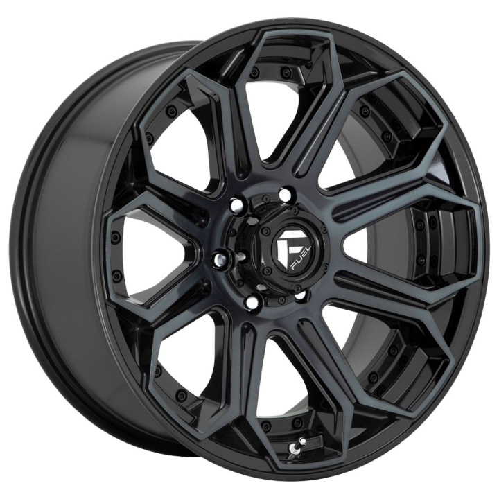 wlp-D70420908950 Fuel 1PC Siege 20X9 ET1 6X135 87.10 Gloss Machined Double Dark Tint