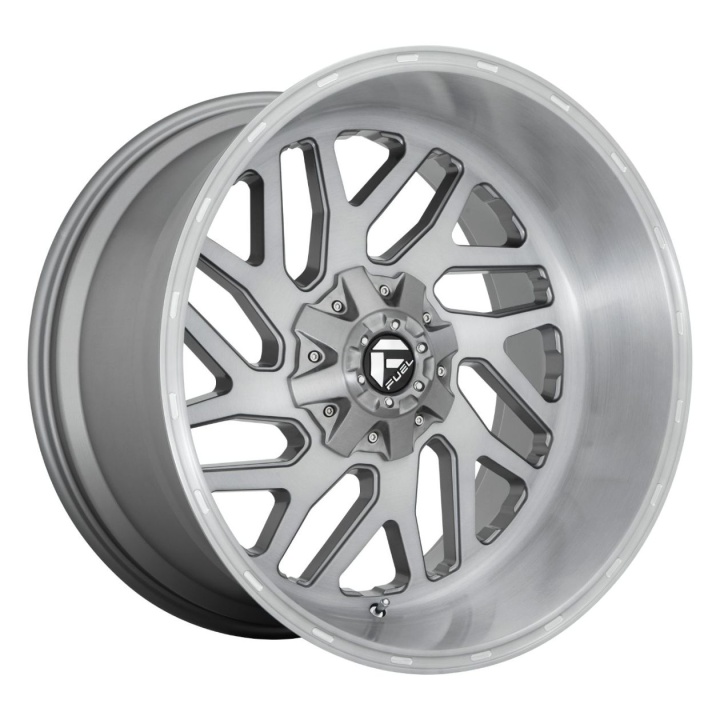 wlp-D71520001847 Fuel 1PC Triton Platinum 20X10 ET-18 8X180 124.20 Brushed Gun Metal Tinted Clear