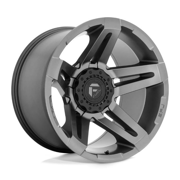 wlp-D76420209847 Fuel 1PC SFJ 20X12 ET-44 6X135/6X139.7 Matt Gunmetal