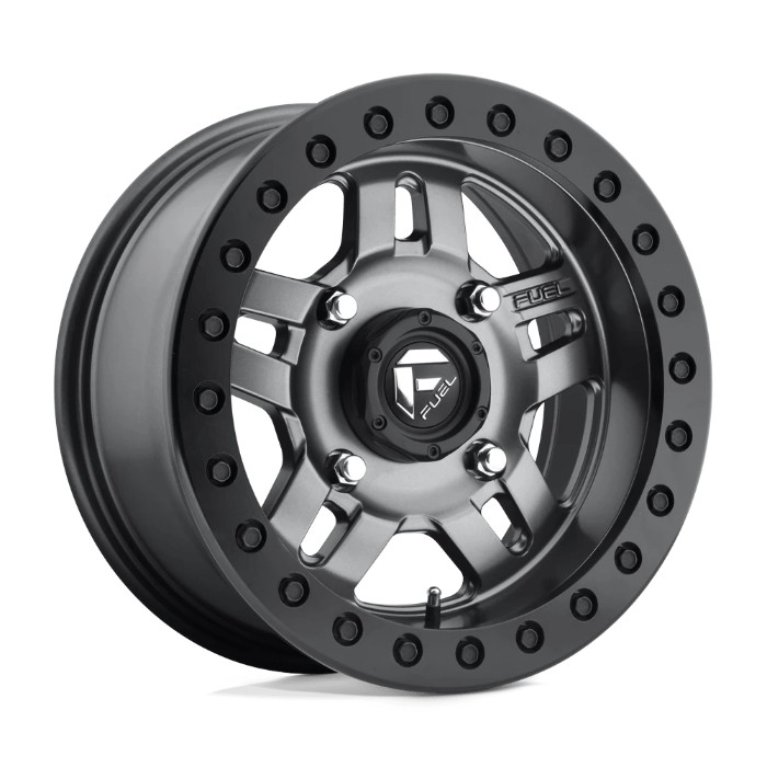 wlp-D9181570A543 Fuel UTV Anza Bl - 15X7 ET13 4X156 132.00 Matte Gun Metal