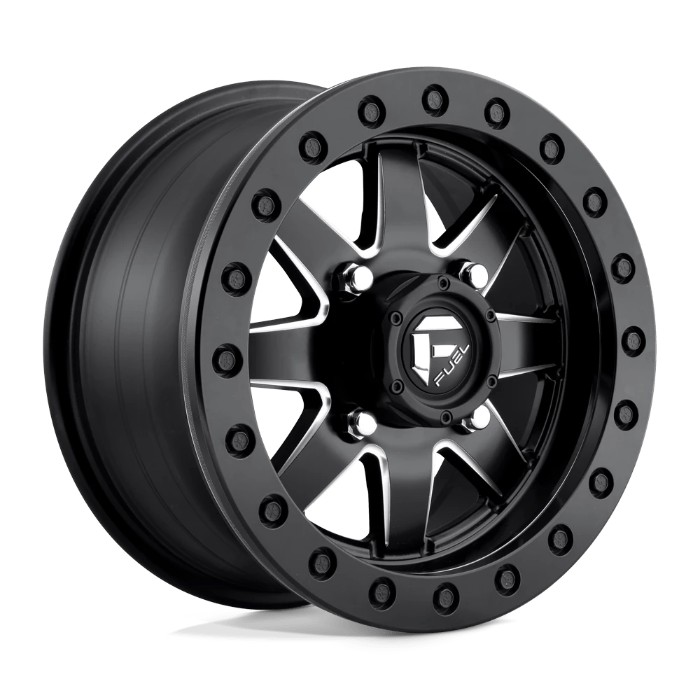 wlp-D9381570A544 Fuel UTV Maverick Bl - 15X7 ET13 4X156 132.00 Matte Black Milled