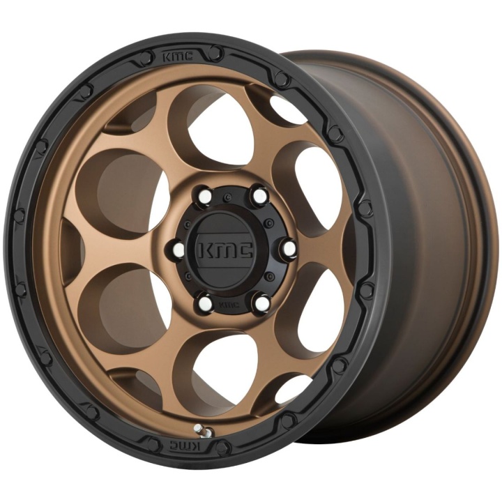 wlp-KM54129063600 KMC Dirty Harry 20X9 ET0 6X135 87.10 Matte Bronze W/ Black Lip