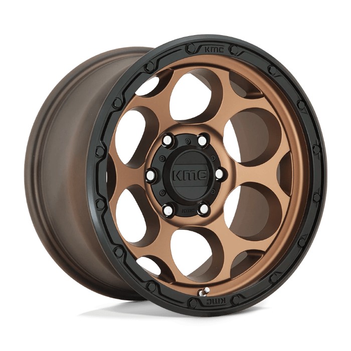 wlp-KM54188568618 KMC Dirty Harry 18X8.5 ET18 6X139.7 106.25 Matte Bronze W/ Black Lip