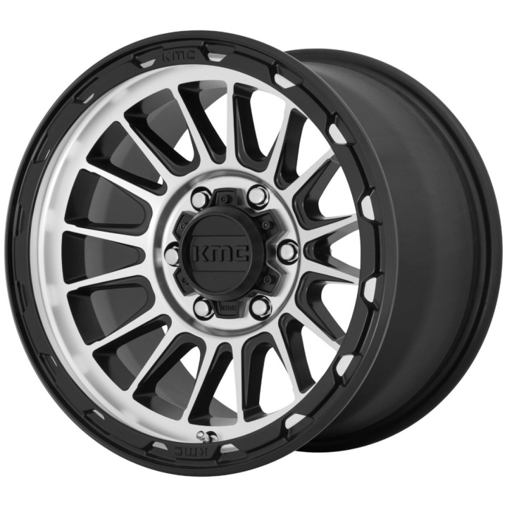 wlp-KM54279050512N KMC Impact 17X9 ET-12 5x127 71.50 Satin Black Machined