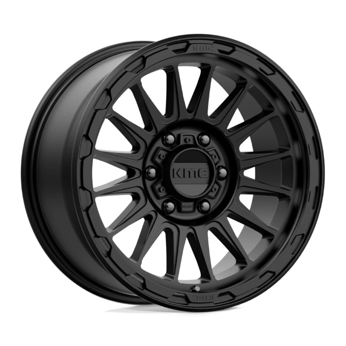 wlp-KM54289068718 KMC Impact 18X9 ET18 6X139.7 106.25 Satin Black