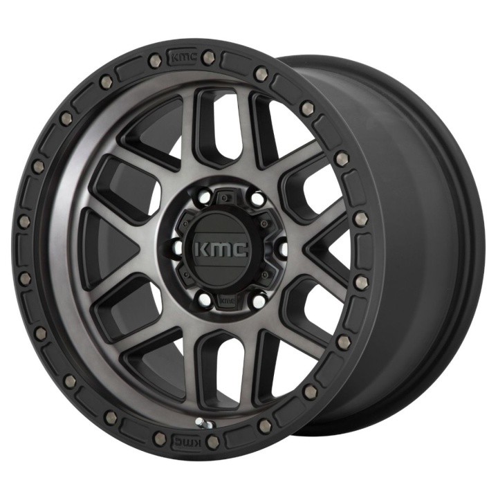 wlp-KM54429058425 KMC Mesa 20X9 ET25 5X150 110.50 Satin Black W/ Gray Tint