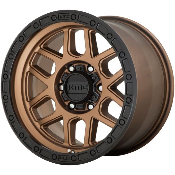 wlp-KM54429068600 KMC Mesa 20X9 ET0 6X139.7 106.25 Matte Bronze W/ Black Lip