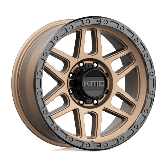 wlp-KM54479087612N KMC Mesa 17X9 ET-12 8X170 125.50 Matte Bronze W/ Black Lip