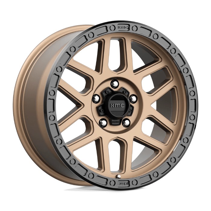 wlp-KM54489058625 KMC Mesa 18X9 ET25 5X150 110.50 Matte Bronze W/ Black Lip