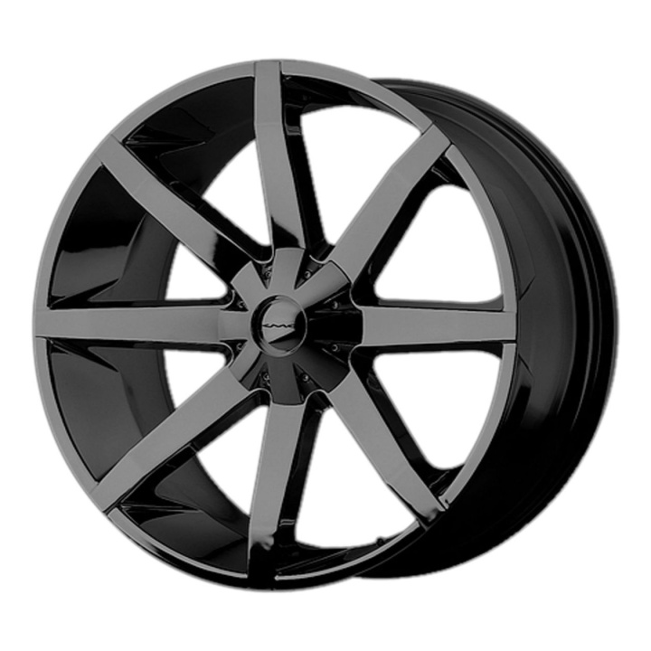 wlp-KM65124967325 KMC Slide 24X9.5 ET25 6X135/139.7 106.25 Gloss Black