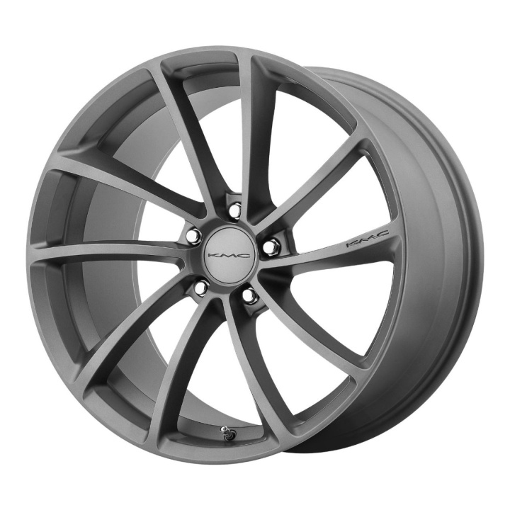 wlp-KM69188012440 KMC Spin 18X8 ET40 5x114.3 72.60 Gun Metal