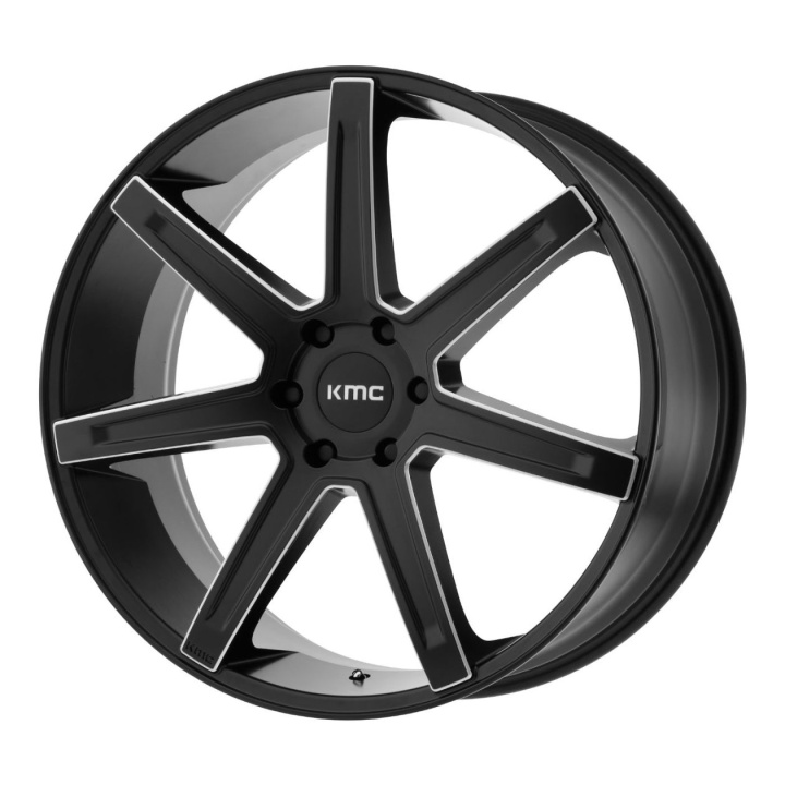 wlp-KM70024950938 KMC Revert 24X9.5 ET38 5x127 72.60 Satin Black Milled