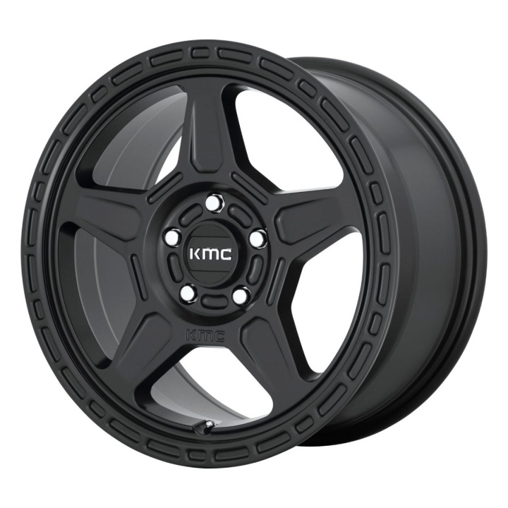 wlp-KM72167512730 KMC Alpine 16X7.5 ET30 5x114.3 72.60 Satin Black