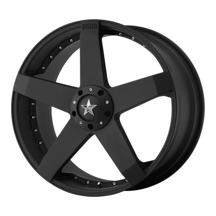 wlp-KM77528001742 KMC Rockstar Car 20X8 ET42 5x108/114.3 72.60 Matte Black