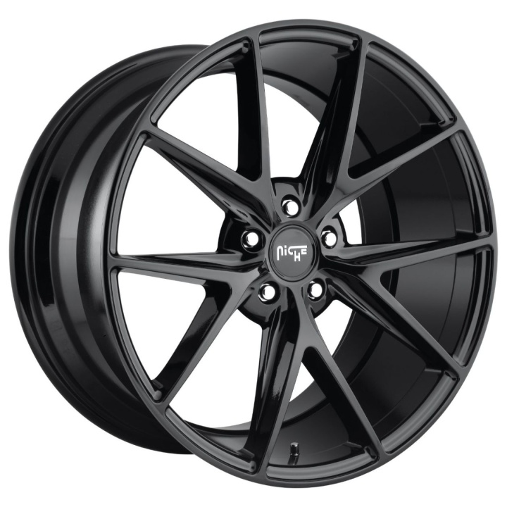 wlp-M11920902135 Niche 1PC Misano 20X9 ET35 5X120 72.56 Gloss Black