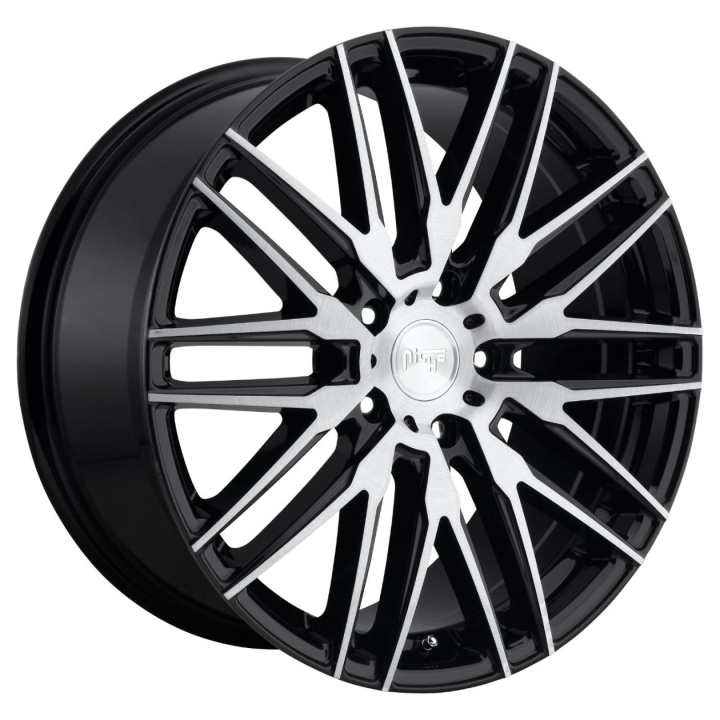 wlp-M16520906535 Niche 1PC Anzio 20X9 ET35 5x114.3 72.56 Gloss Black Brushed