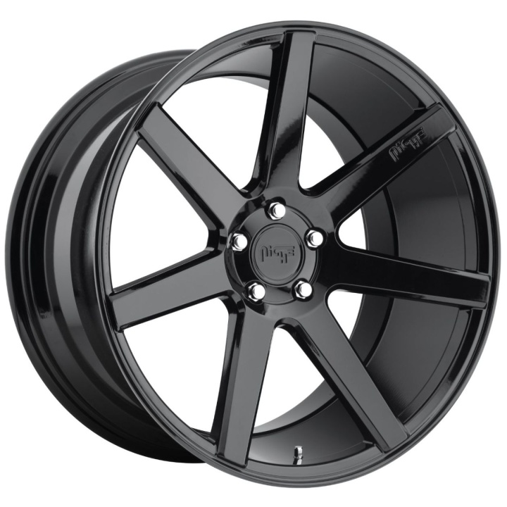 wlp-M16818809140 Niche 1PC Verona 18X8 ET40 5X115 70.50 Gloss Black