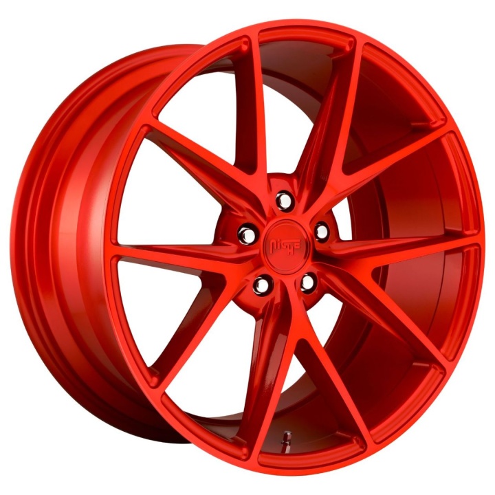 wlp-M18618802140 Niche 1PC Misano 18X8 ET40 5X120 72.56 Candy Red