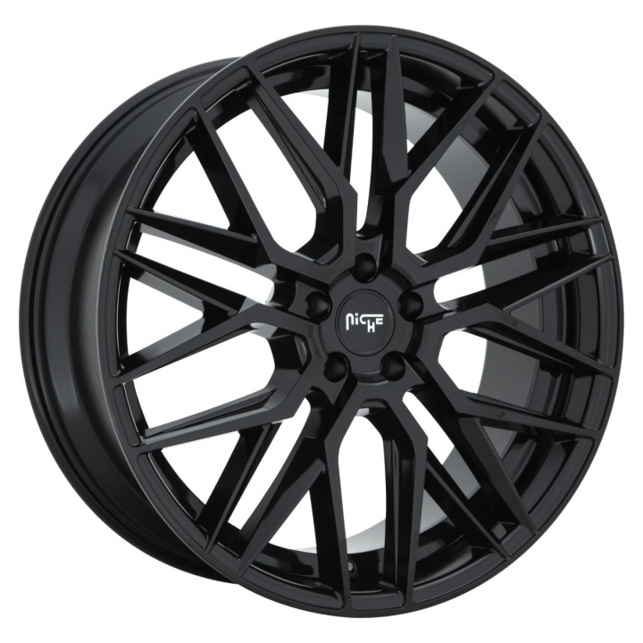 wlp-M22419852135 Niche 1PC Gamma 19X8.5 ET35 5X120 72.56 Gloss Black