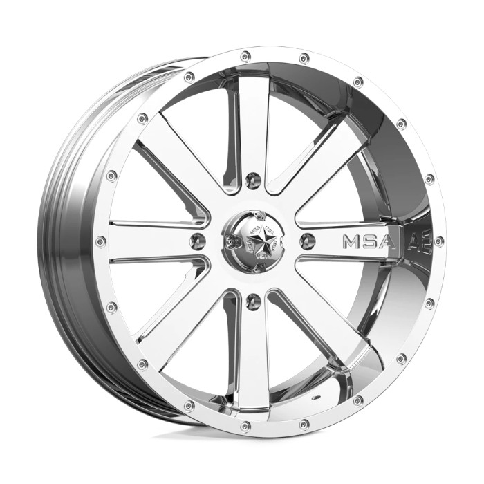 wlp-M34-018737C MSA Offroad Wheels Flash 18X7 ET0 4X137 112.00 Chrome