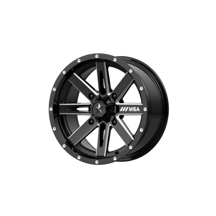 wlp-M41-018756 MSA Offroad Wheels Boxer 18X7 ET10 4X156 132.00 Gloss Black Milled