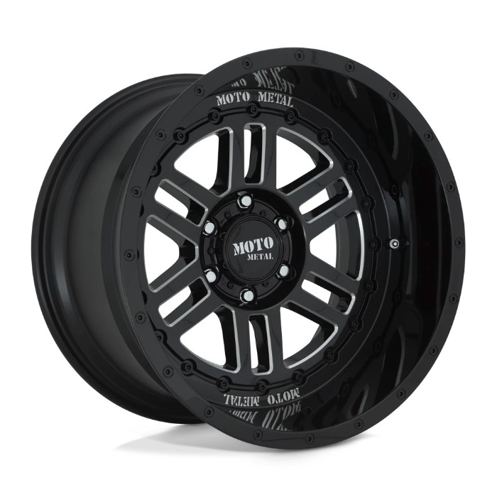 wlp-MO80021050318N Moto Metal Deep Six 20X10 ET-18 5x127 71.50 Gloss Black Milled