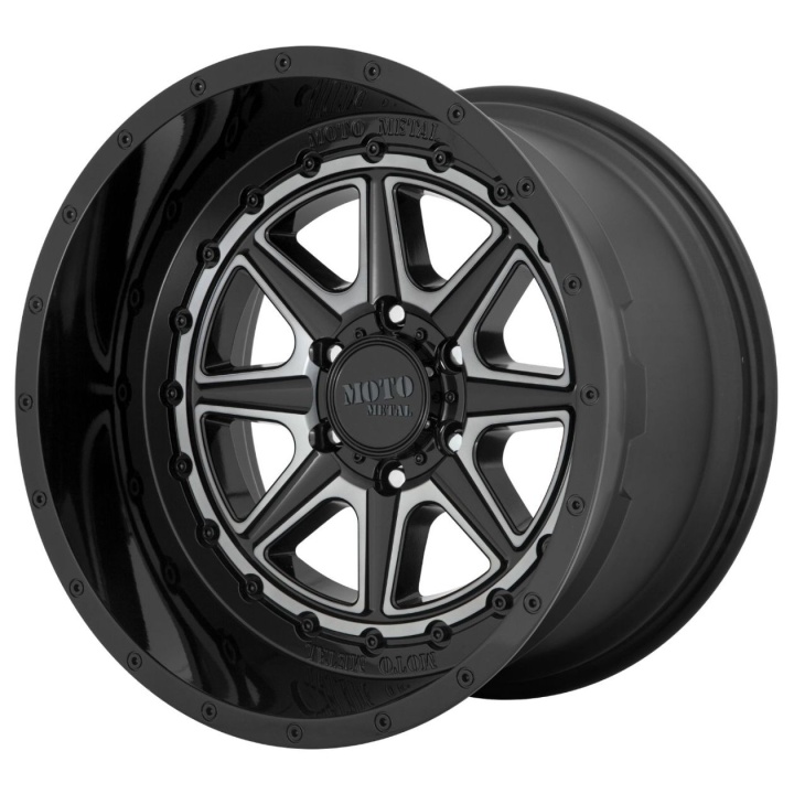 wlp-MO80122268444N Moto Metal Phantom 22X12 ET-44 6X139.7 106.25 Gloss Black W/ Gray Tint