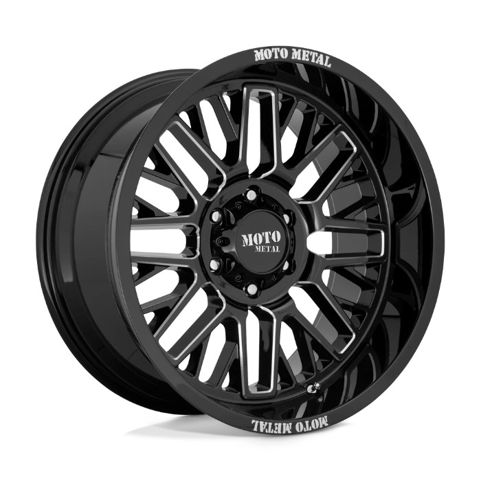 wlp-MO80221058318N Moto Metal Mo802 20X10 ET-18 5X150 110.10 Gloss Black Milled