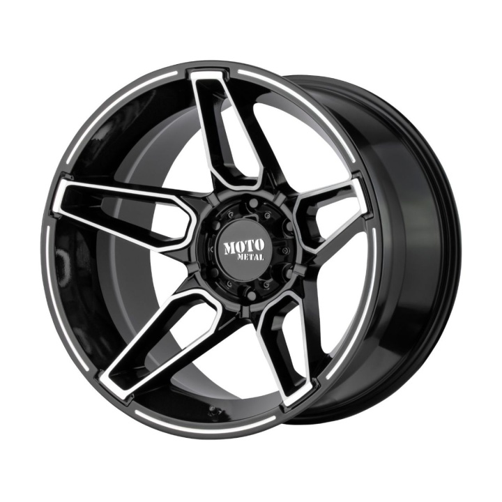 wlp-MO99429063300 Moto Metal Fang 20X9 ET0 6X135 87.10 Gloss Black Machined