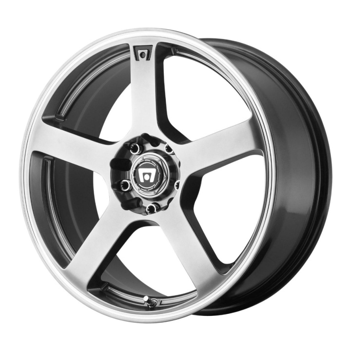 wlp-MR11656531440 Motegi Mr116 15X6.5 ET40 5X100/114.3 72.60 Dark Silver W/ Machined Flange