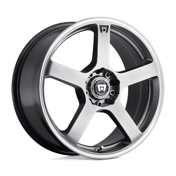 wlp-MR11656531440 Motegi Mr116 15X6.5 ET40 5X100/114.3 72.60 Dark Silver W/ Machined Flange