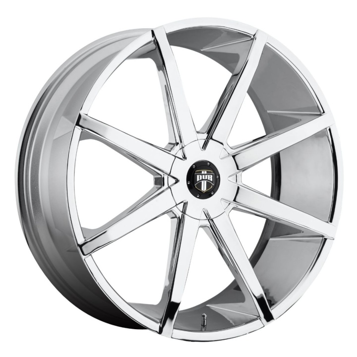 wlp-S11124950015D DUB 1PC Push 24X9.5 ET15 BLANK 72.56 Chrome Plated