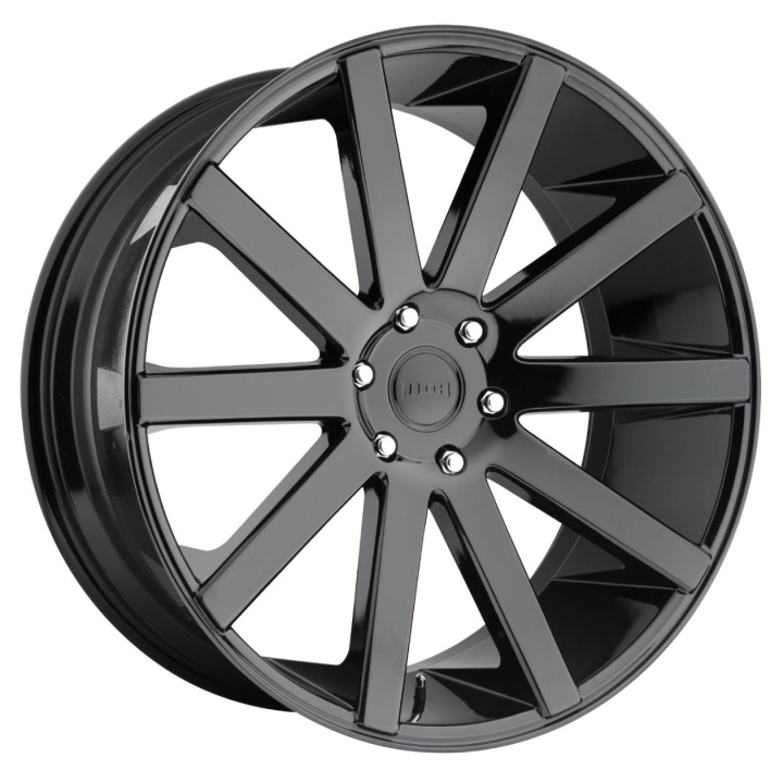 wlp-S21924008420 DUB 1PC Shot Calla 24X10 ET20 6X139.7 106.10 Gloss Black