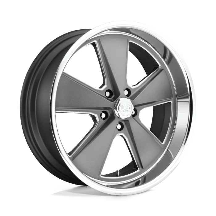 wlp-U12018956152 US Mag 1PC Roadster 18X9.5 ET1 5x120.7 72.56 Matte Gun Metal Machined